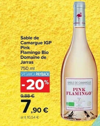 Carrefour Market Domaine De Jarras Sable De Camargue Igp Pink offerta
