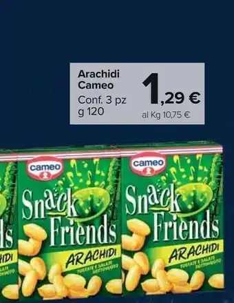 Carrefour Market Cameo Cameo - Snack Friends Arachidi 120 g(ml) offerta