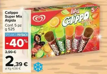 Carrefour Market Algida Cali[[p Super Mix offerta