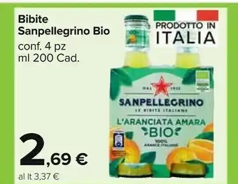 Carrefour Market San Pellegrino Sanpellegrino - L'Aranciata Amara Bottiglietta offerta