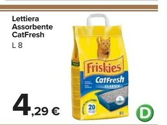 Carrefour Market Purina Lettiera Assorbente Catfresh offerta