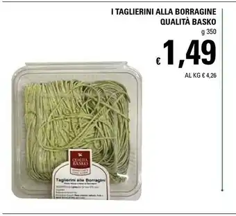 Qualità Basko I Taglierini Alla Borragine