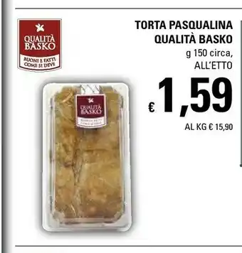 Basko Qualita Basko Torta Pasqualina Torta offerta