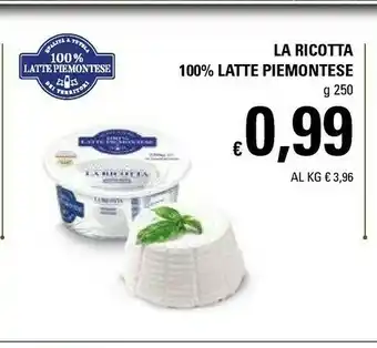 Basko La Ricotta 100% Latte Piemontese offerta