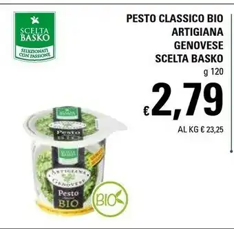 Basko Scelta Basko Pesto Classico Bio Artigiana offerta