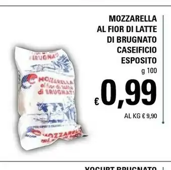 Basko Caseificio Esposito Mozzarella Al Fior Di Latte Di Brugnato offerta