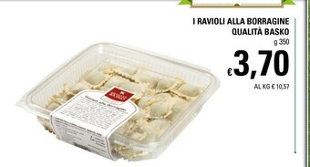 Basko Qualità Basko I Ravioli Alla Borragine offerta