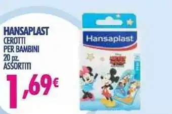 Acqua & Sapone Hansaplast Cerotti per Bambini 20 pz. offerta