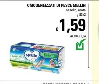 Basko Mellin Omogeneizzati Di Pesce offerta