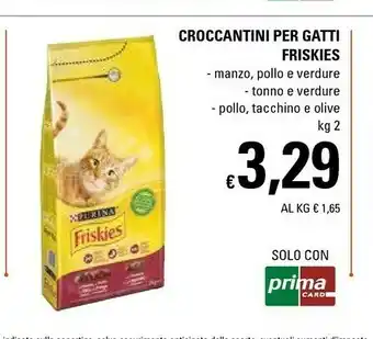 Basko Friskies Croccantini Per Gatti offerta