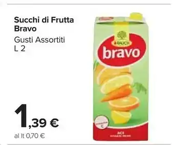 Carrefour Market Rauch Succhi Di Frutta Bravo offerta
