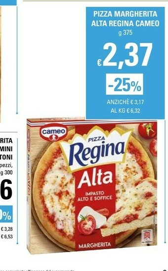 Basko Cameo Pizza Regina Alta 375 G(ml) offerta