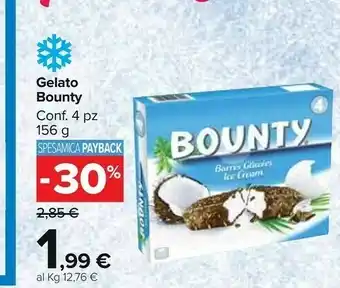 Carrefour Market Bounty Gelato 156 G offerta