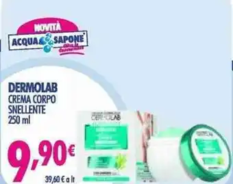 Acqua & Sapone Dermolab Crema Corpo Snellente 250 ml offerta