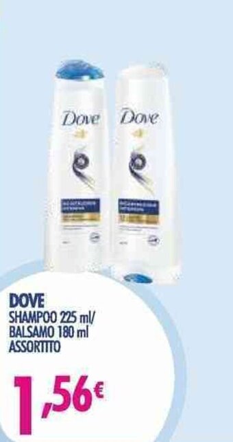 Acqua & Sapone Dove Shampoo 225 ml/Balsamo 180 ml offerta