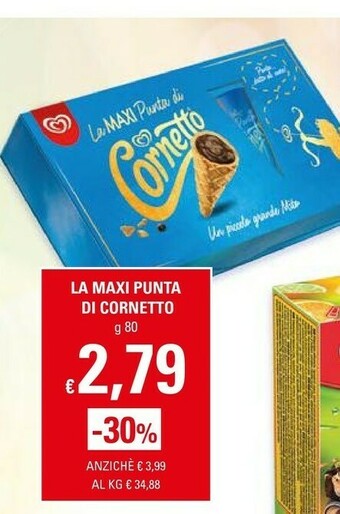 Basko Algida La Maxi Punta Di Cornetto offerta