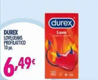 Acqua & Sapone Durex Love/Jeans Profilattico 10 pz. offerta