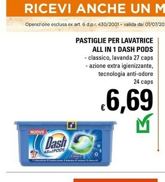 Dash Detersivo Lavatrice
