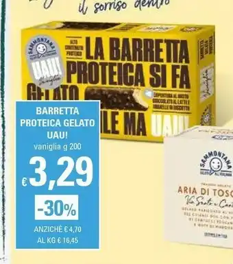Barretta Proteica Gelato Uau !