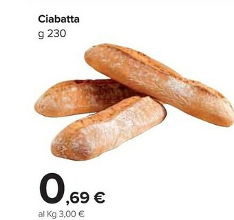 Carrefour Ciabatta offerta