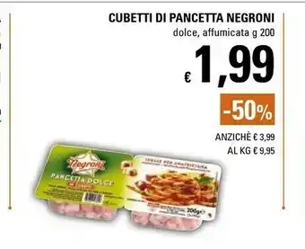 Basko Negroni Cubetti Di Pancetta offerta