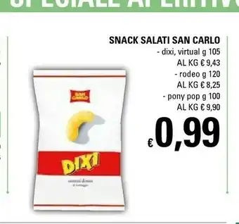 Basko San Carlo Snack Salti offerta