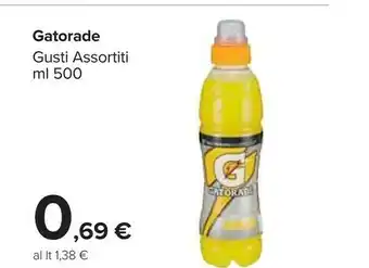 Carrefour Gatorade Sport Drink Gusto Limone 500 G(ml) offerta