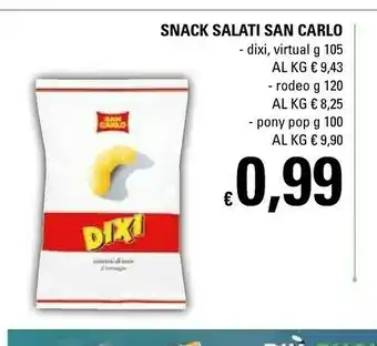 Basko San Carlo Snack Salati offerta
