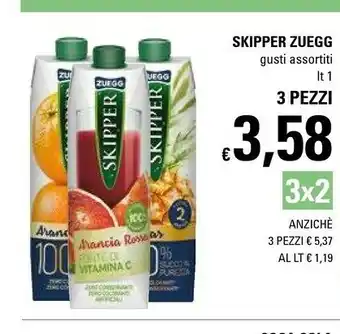 Basko Zuegg Arancia Rossa Skipper 1000 G(ml) offerta
