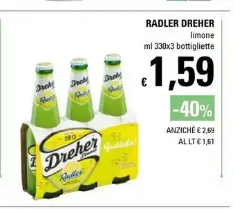 Dreher Radler Limone 330 G(ml)