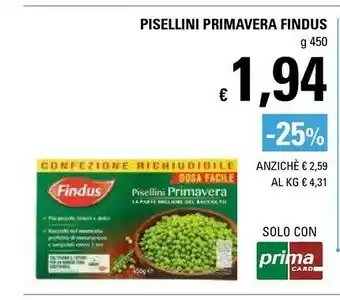 Basko Findus Findus - Pisellini Primavera 450 g(ml) offerta