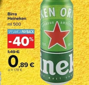 Carrefour Heineken Birra offerta