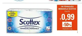 Basko Scottex Tovaglioli Monovelo offerta