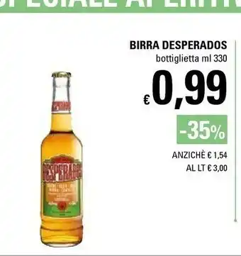 Basko Desperados Birra Aromatizzata Alla Tequila 330 G(ml) offerta