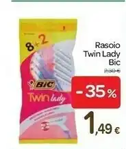 Carrefour Bic Rasoio Twin Lady offerta