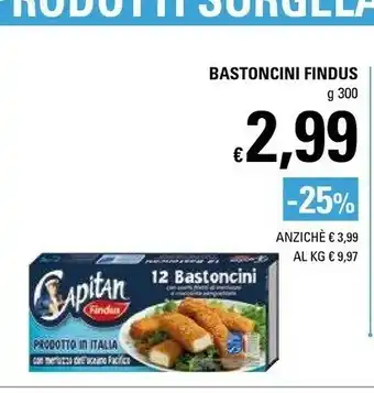 Basko Findus Bastoncini 300 G(ml) offerta