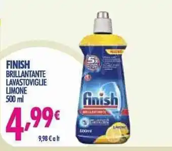 Acqua & Sapone Finish Brillantante Lavastoviglie Limone 500 ml offerta