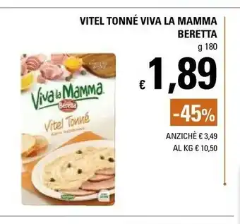 Basko Beretta Vitel Tone Viva La Mamma 180g offerta
