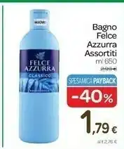 Carrefour Felce Azzurra Bagno offerta