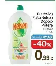 Carrefour Nelsen Detersivo Piatti Doppio Potere offerta