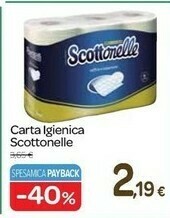 Carrefour Scottonelle Carta Igienica offerta