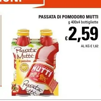 Basko Mutti Passata Di Pomodoro 400 G(ml) offerta