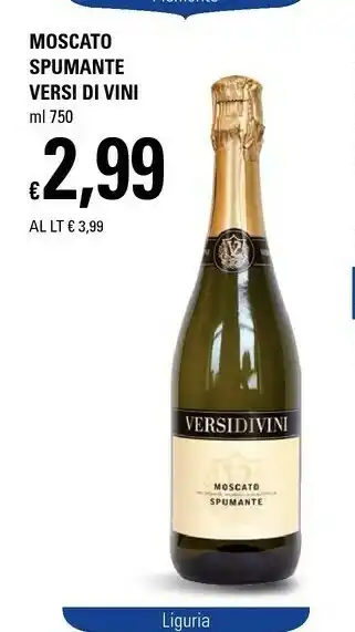 Basko Versi Di Vini Moscato Spumante offerta