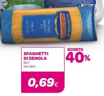 Ekom Spaghetti di Semola kg 1 offerta
