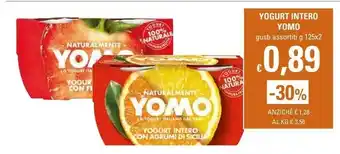 Basko Yomo Yogurt Intero Con Fragole E More 250 G(ml) offerta