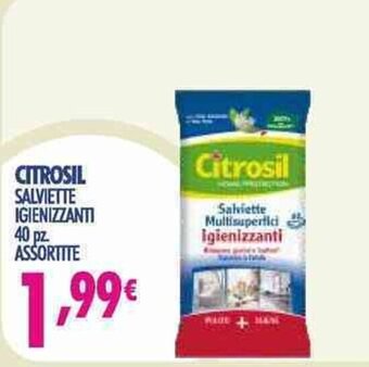 Acqua & Sapone Citrosil Salviette Igienizzanti 40 pz. offerta