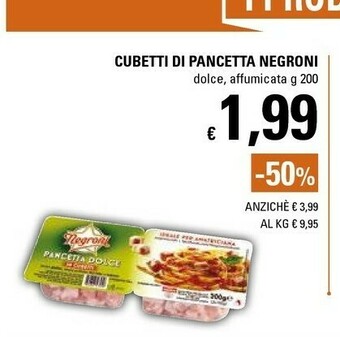 Basko Negroni Cubetti Di Pancetta Dolce offerta