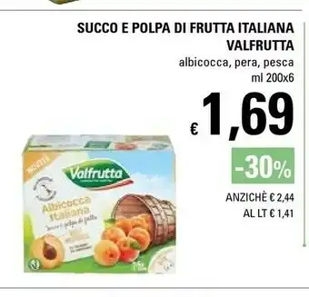 Basko Valfrutta Succo E Polpa Di Pera offerta