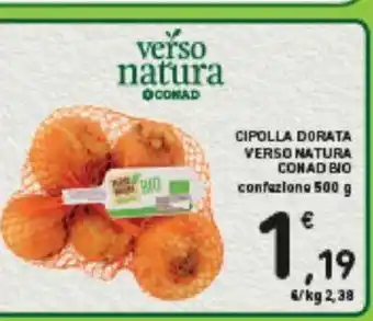 Conad Verso Natura Conad Bio Cipolla Dorata confezione 500 g offerta