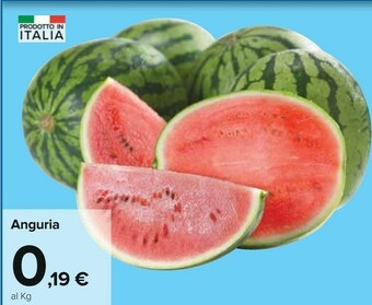 Carrefour Anguria offerta